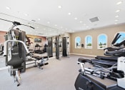 Thumbnail 4 of 37 - Fitness Center at LEVANTE APARTMENT HOMES, Fontana, California