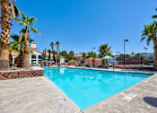 Thumbnail 33 of 57 - the swimming pool at the resort with palm trees