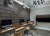 Thumbnail 12 of 31 - Community co-working space with tech-ready stations.
