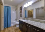 Thumbnail 16 of 54 - En-suite Bathrooms with Granite Countertops at 4700 Colonnade Apartments in Birmingham, AL