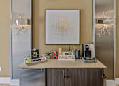 Thumbnail 17 of 38 - a coffee bar area in the resident clubhouse