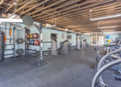 Thumbnail 16 of 32 - free weights at Ascent Jones Apartments in Huntsville, Alabama