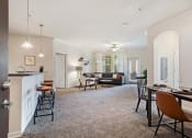 Thumbnail 6 of 47 - Dining With Kitchen View at Tapestry Park, Chesapeake, VA