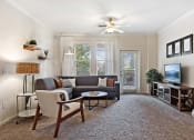 Thumbnail 1 of 47 - Living Room With Ceiling Fan at Tapestry Park, Virginia
