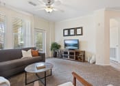 Thumbnail 5 of 47 - Living Room With TV at Tapestry Park, Chesapeake, 23320