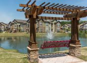 Thumbnail 45 of 48 - Lake Viewing Area with Swing and Pergola at Tattersall Chesapeake, Chesapeake
