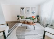 Thumbnail 4 of 22 - Roomy living room with bright light Living Room at Midtown Oaks Townhomes in Mobile, AL