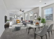 Thumbnail 10 of 48 - Living  Dining at Tattersall Chesapeake, Chesapeake, VA