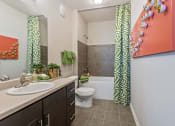 Thumbnail 16 of 48 - Renovated Bathrooms With Quartz Counters at Tattersall Chesapeake, Chesapeake, VA, 23322