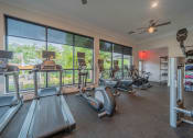 Thumbnail 15 of 21 - the gym has plenty of cardio equipment and large windows