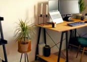 Thumbnail 8 of 32 - Desk area at Ascent Jones Apartments in Huntsville, Alabama