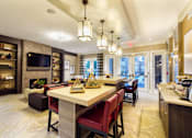 Thumbnail 26 of 38 - Coffee Bar and Entertainment Area at Tapestry Bocage Apartments in Baton Rouge, Louisiana