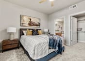 Thumbnail 8 of 24 - Bedroom with a Nightstands at V on Broadway Apartments, Arizona, 85281