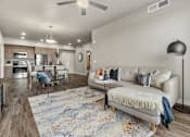 Thumbnail 6 of 24 - Modern Living Room at V on Broadway Apartments, Tempe