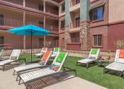 Thumbnail 9 of 23 - Poolside Seating at Ascend at Red Mountain, Mesa, AZ