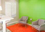 Thumbnail 7 of 23 - Work station with green screen wall perfect for online meetings at Ascend at Red Mountain, Arizona, 85215