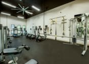 Thumbnail 8 of 25 - State-of-the-Art Fitness Center with Overhead Fan, Weights, and Cardio Equipment at Enclave at Paradise Valley, AZ 85032