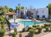 Thumbnail 3 of 18 - Large Pool with Cabana and Black Gate at Stonebridge, AZ 85032