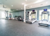 Thumbnail 23 of 37 - the gym is fully equipped with cardio equipment and weights