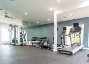 Thumbnail 19 of 37 - the gym is equipped with treadmills and other fitness equipment