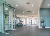Thumbnail 28 of 37 - the preserve at ballantyne commons fitness room with weights and gym equipment