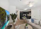Thumbnail 2 of 39 - a living room with a couch and a table