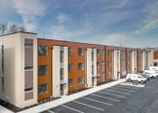 Thumbnail 17 of 30 - a row of apartment buildings