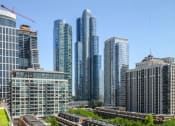 Thumbnail 5 of 22 - the skyline of the city with tall skyscrapers