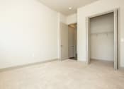Thumbnail 8 of 33 - a empty room with a door to a closet