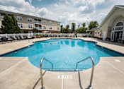 Thumbnail 47 of 64 - A large swimming pool with a 3 feet depth sign.