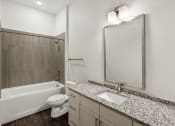 Thumbnail 91 of 95 - the preserve at ballantyne commons community bathroom with granite counter top and shower and