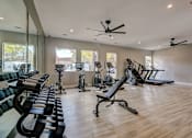 Thumbnail 11 of 40 - the gym at the flats at big tex apartments
