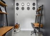 Thumbnail 38 of 47 - business center with two desks and chairs