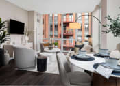 Thumbnail 5 of 28 - Spacious Living & Dining