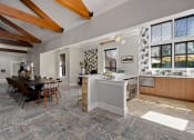 Thumbnail 27 of 48 - Demonstration kitchen and dining area in clubhouse