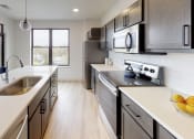Thumbnail 49 of 61 - Amenity, Luxury, Resident, Apartment, High End, Modern Finishes, LVP Flooring, Quartz Countertops, Stainless Steel Appliances, High Ceilings, In Unit Washer and Dryer