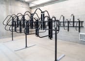 Thumbnail 68 of 84 - a rack of climbing equipment in a gym at The Landing at 1001 NP, Fargo, ND, 58102