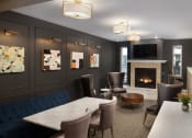 Thumbnail 7 of 50 - Community Room with Fire Place at Dillard Apartments, Fargo, North Dakota, 58102