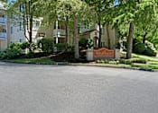 Thumbnail 31 of 32 - A community entrance here at Windsong featuring a welcoming monument sign, lush landscaping, tall mature trees, and a clean driveway, creating an attractive and inviting first impression along the tree-lined street.