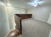 Thumbnail 3 of 19 - Large loft bedroom at Sierra Ranch Apartments in San Antonio, TX.