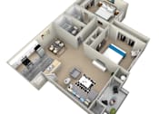 Thumbnail 2 of 36 - 2X2 FLOOR PLAN at Raintree Apartments, CA 92346