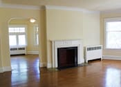 Thumbnail 26 of 37 - Decorative Fireplace at Integrity Cleveland Heights Apartments, Cleveland Heights
