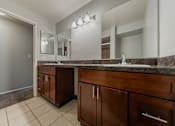Thumbnail 26 of 49 - Primary Bathroom at River Run Apartments, Ohio