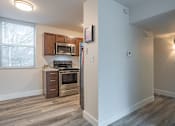 Thumbnail 6 of 13 - Renovated Kitchen at Eagles Landing Apartments, Integrity Realty, Kent, Ohio