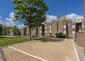 Thumbnail 10 of 13 - Volleyball court at Eagles Landing Apartments, Integrity Realty, Kent, 44240