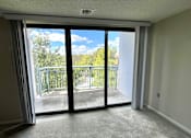 Thumbnail 19 of 42 - View from fourth floor balcony off living room at Atrium in The Village, Beachwood, 44122