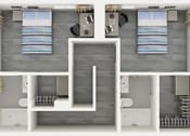 Thumbnail 6 of 18 - Floor Plan Layout at Reserve Overlook Apartments, Integrity Realty, Cleveland Heights, OH, 44106