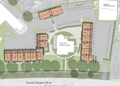 Thumbnail 22 of 29 - A map shows the layout of a residential area with Euclid Heights Blvd.
