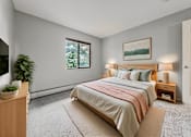Thumbnail 20 of 49 - A bedroom with a large bed and a window. at Integrity Berea Apartments, Berea, 44017