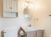 Thumbnail 8 of 22 - Updated Bathroom at Woodland Pointe Apartments and Townhomes, Integrity Realty, Kent
